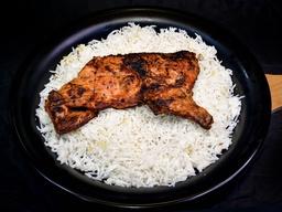 Half charcoal grilled chicken